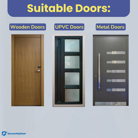 Indoor LED Maglock | Fail Safe | 272KG Holding Force | Z & L Bracket | 12V-24V DC | Ideal for Access Control & Electric Door Lock Systems - SecureMyDoor