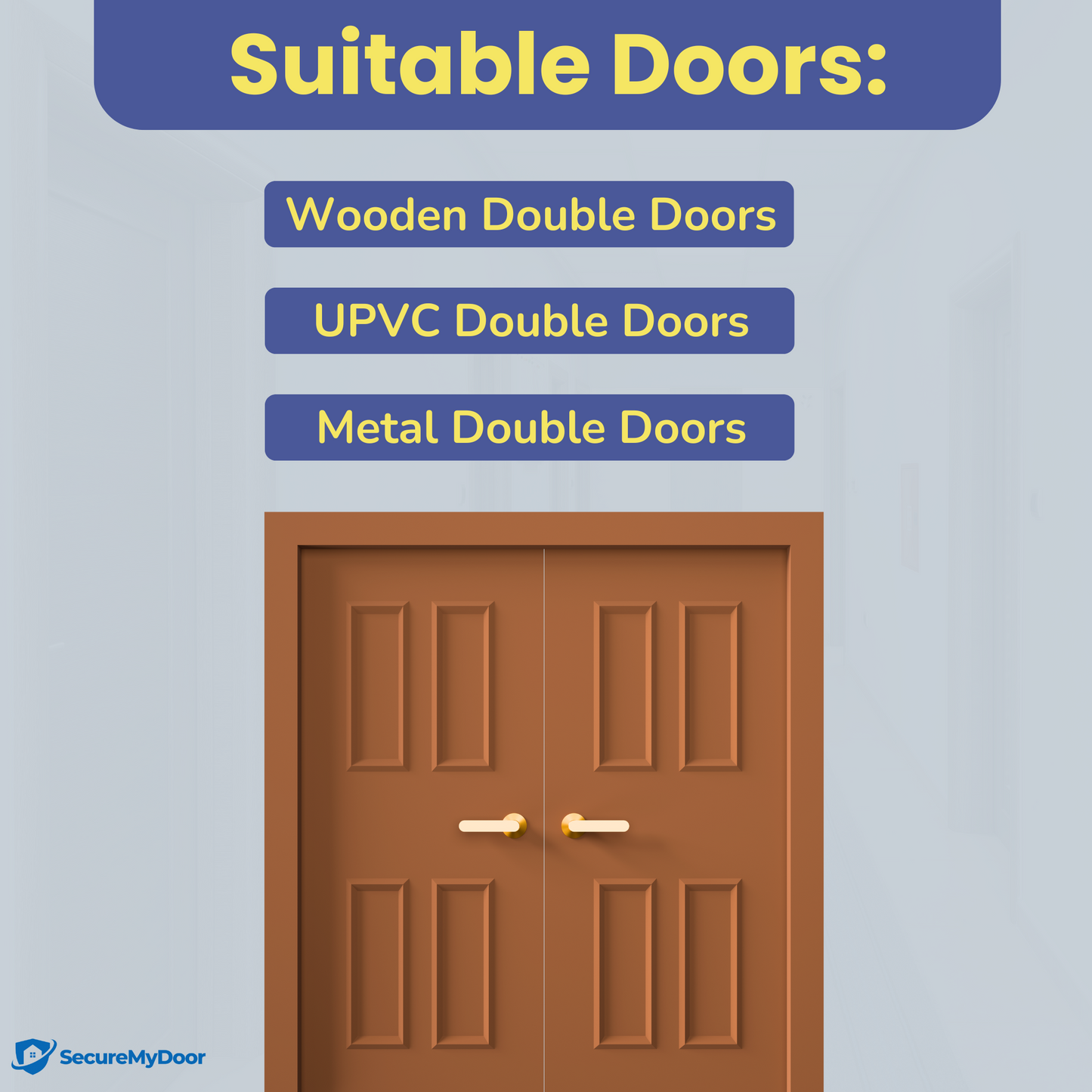 Double Door Magnetic Lock | Fail Safe | 2x 272KG Holding Force | Ideal for Access Control Systems, Building Maintenance and Installers