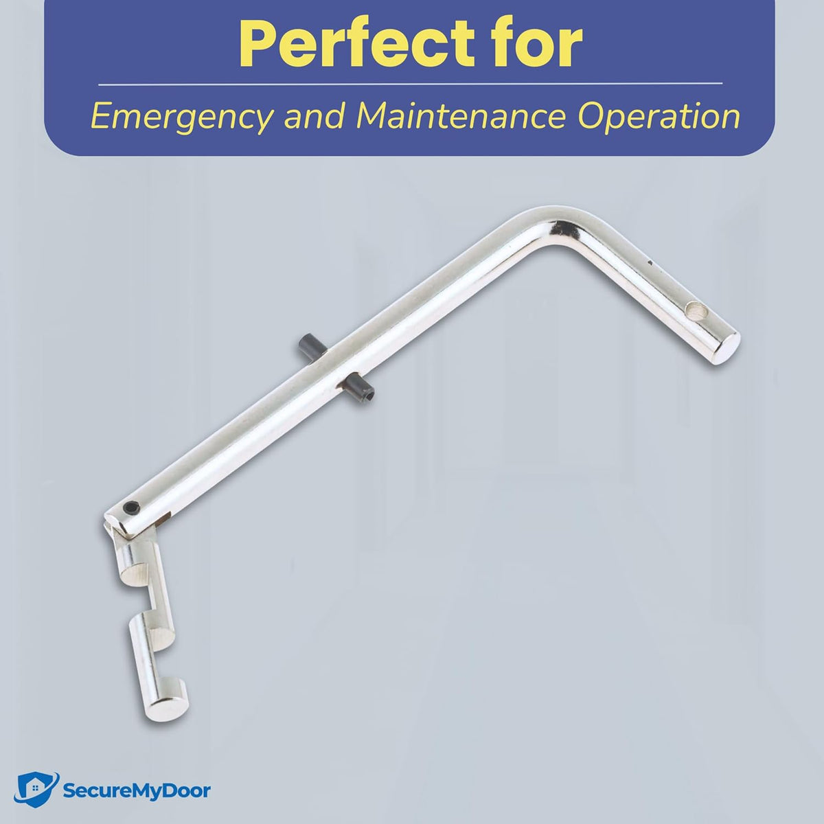 SecureMyDoor Firemans Drop Key, additional equipment with durable metal construction and secure locking mechanism.