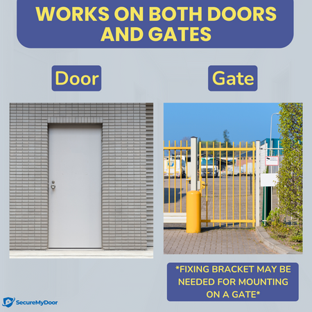IP67 Weather Resistant External Magnetic Lock | Fail Safe Access Control Maglock | 800lbs Holding Force | Ideal for Outdoor Use | Stainless Steel Housing | Ideal for Door and Gate - SecureMyDoor