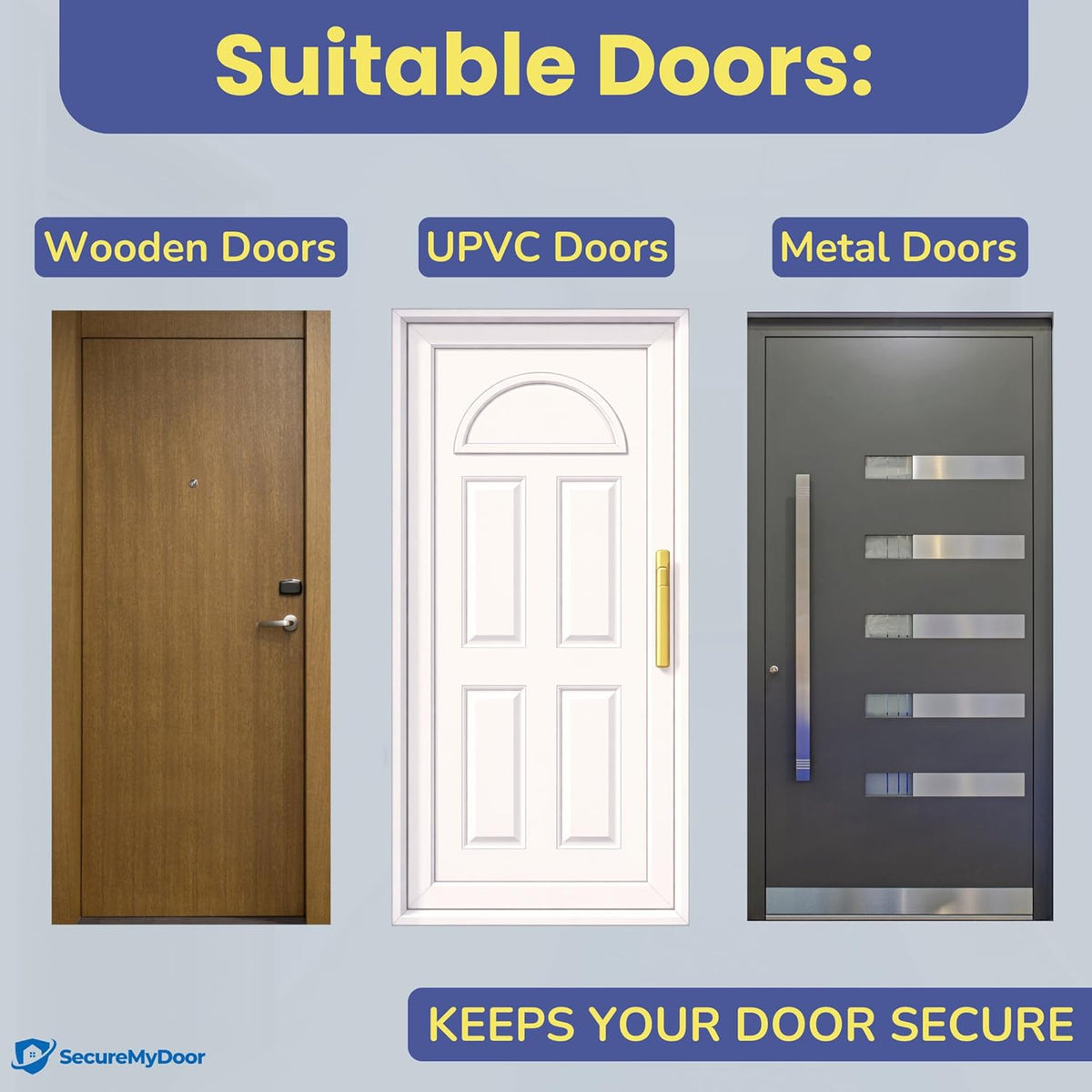 SecureMyDoor SL165A electric solenoid bolt lock installed on door for secure, automated locking and unlocking.
