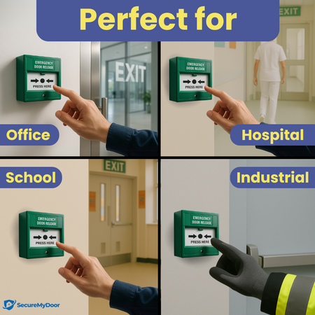 Resettable Break Glass Call Point | No Glass to Break |  Emergency Door Release by SecureMyDoor - SecureMyDoor