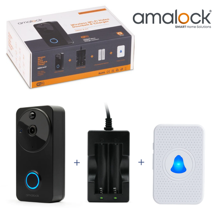 DB601-B-KIT – Black Video Doorbell Kit