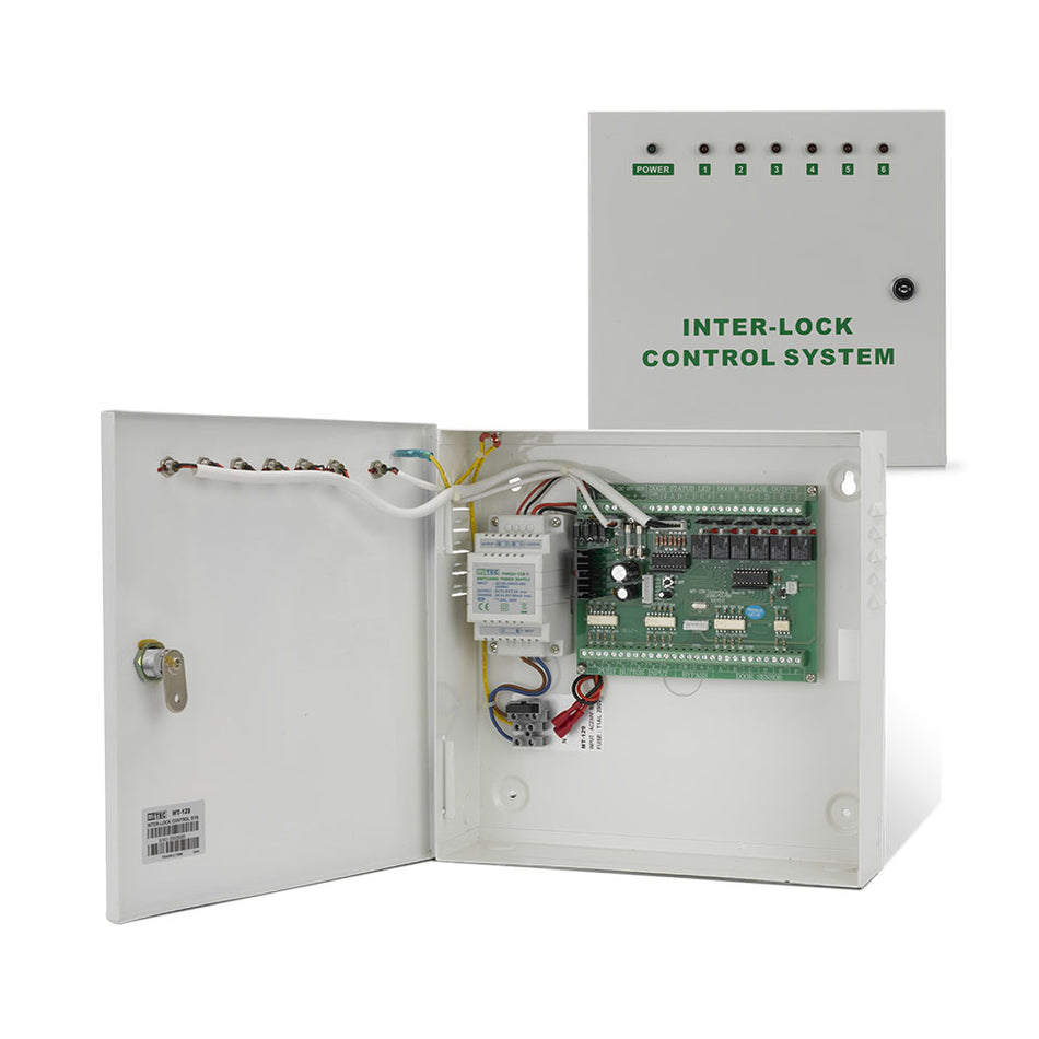 SecureMyDoor ILM600 interlock control system, additional equipment for secure access management, shown in the product image.