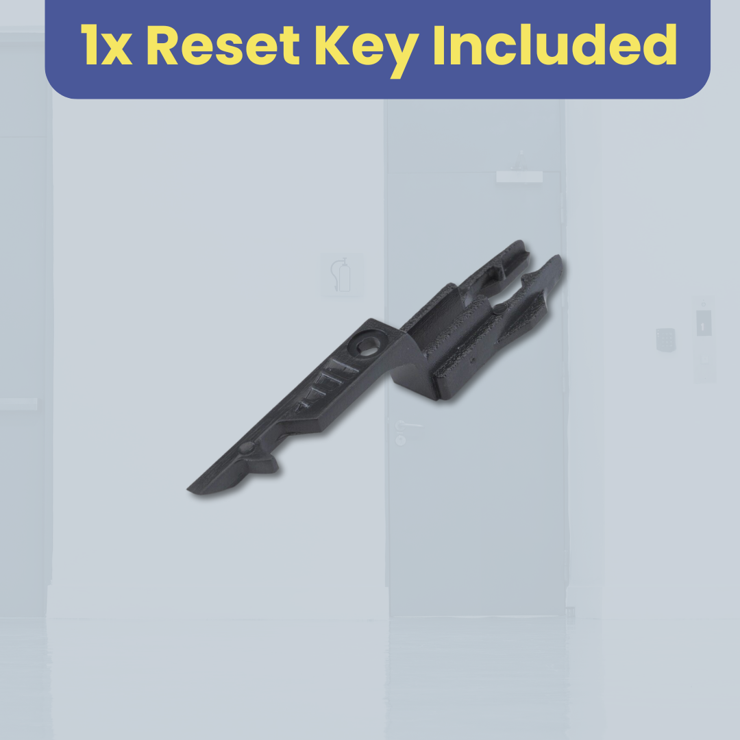 Exit Button & Resettable Call Point Dual Unit - Strong Surface Mount Backbox with Easy Installation, Brushed Stainless Steel Exit Button - Ideal for Commercial & Residential Buildings