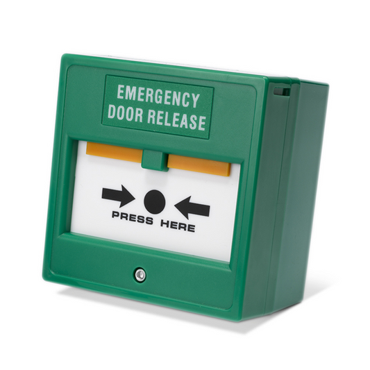 Resettable Call Point with No Glass to Break | Emergency Break Glass for Indoor Use | Fire Alarm Button Switch for Easy Access Control | Ideal for Commercial & Residential Buildings