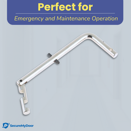 Firemans Drop Key for Fire Brigade | Universal Fit for Maintenance & Emergency Panels | Durable & Handy - Essential Tool for Emergency Services - SecureMyDoor
