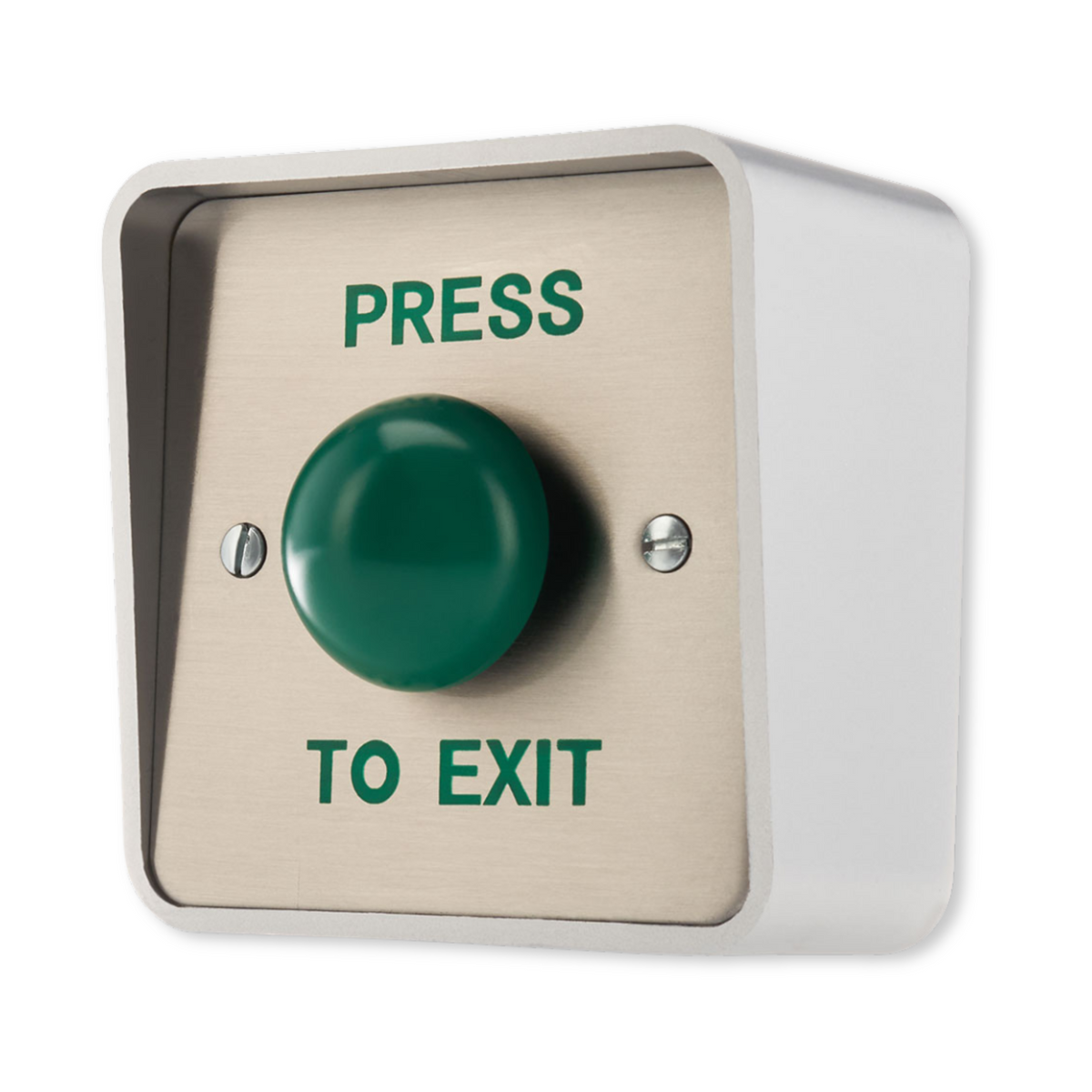 Outdoor IP65 PRESS TO EXIT Button | Weatherproof | Stainless Steel Plate & ABS Housing | Ideal for Access Control & Door Entry Release - SecureMyDoor