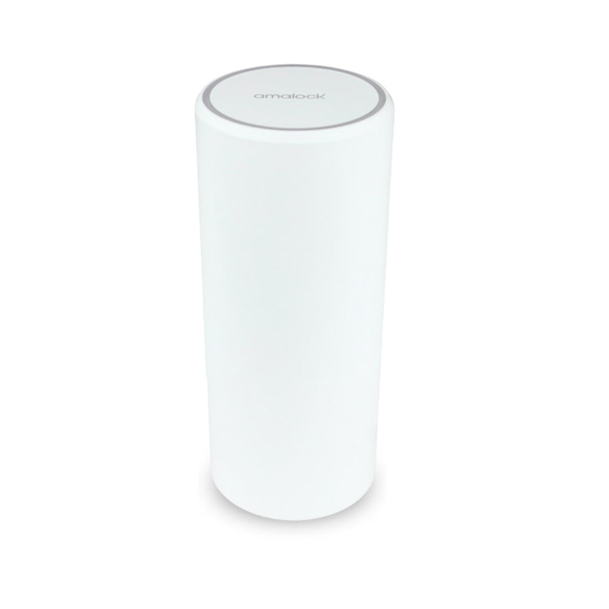 Amalock Smart Living Wi-Fi Booster and Repeater by SecureMyDoor, compact device for extending Wi-Fi signal range.