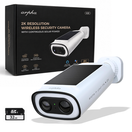 K06 solar security camera