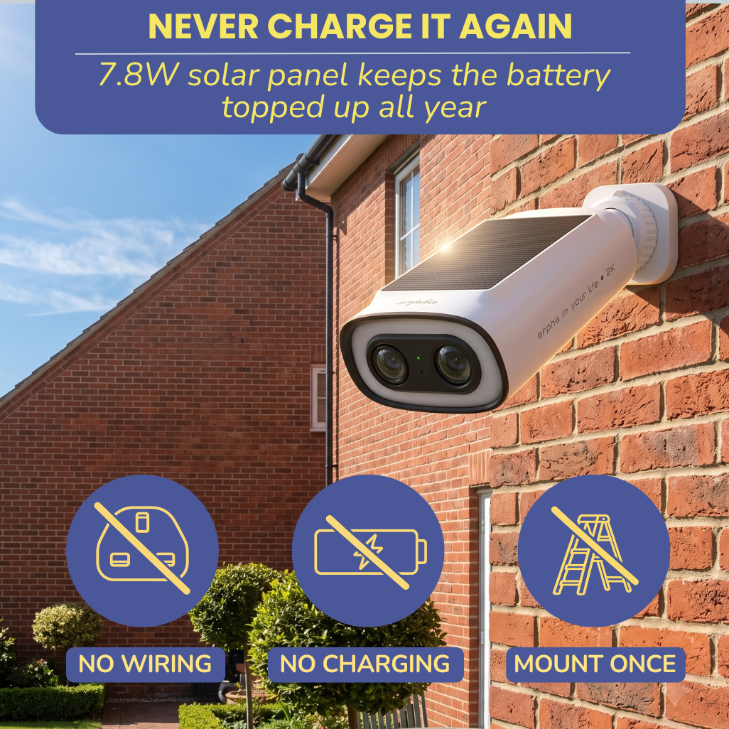 K06 solar security camera